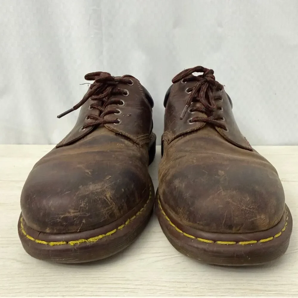 Dr Martens Shoes Mens Size 16 Brown Crazy Horse Leather Casual 8053 Doc